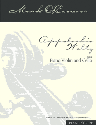 Book cover for Appalachia Waltz (piano trio score - pno, vln, cel)