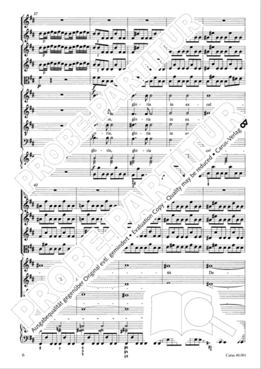 Gloria in D SSA scores gallery preview page 13