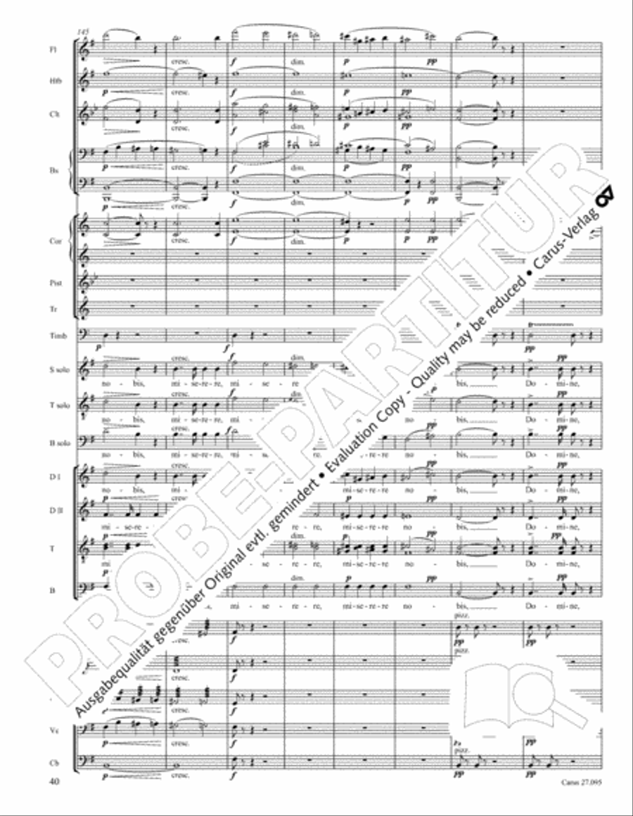 Messe solennelle de sainte Cecile STB scores gallery preview page 53