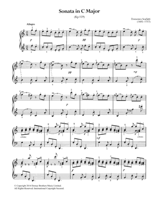 Sonata In C Major, K.159