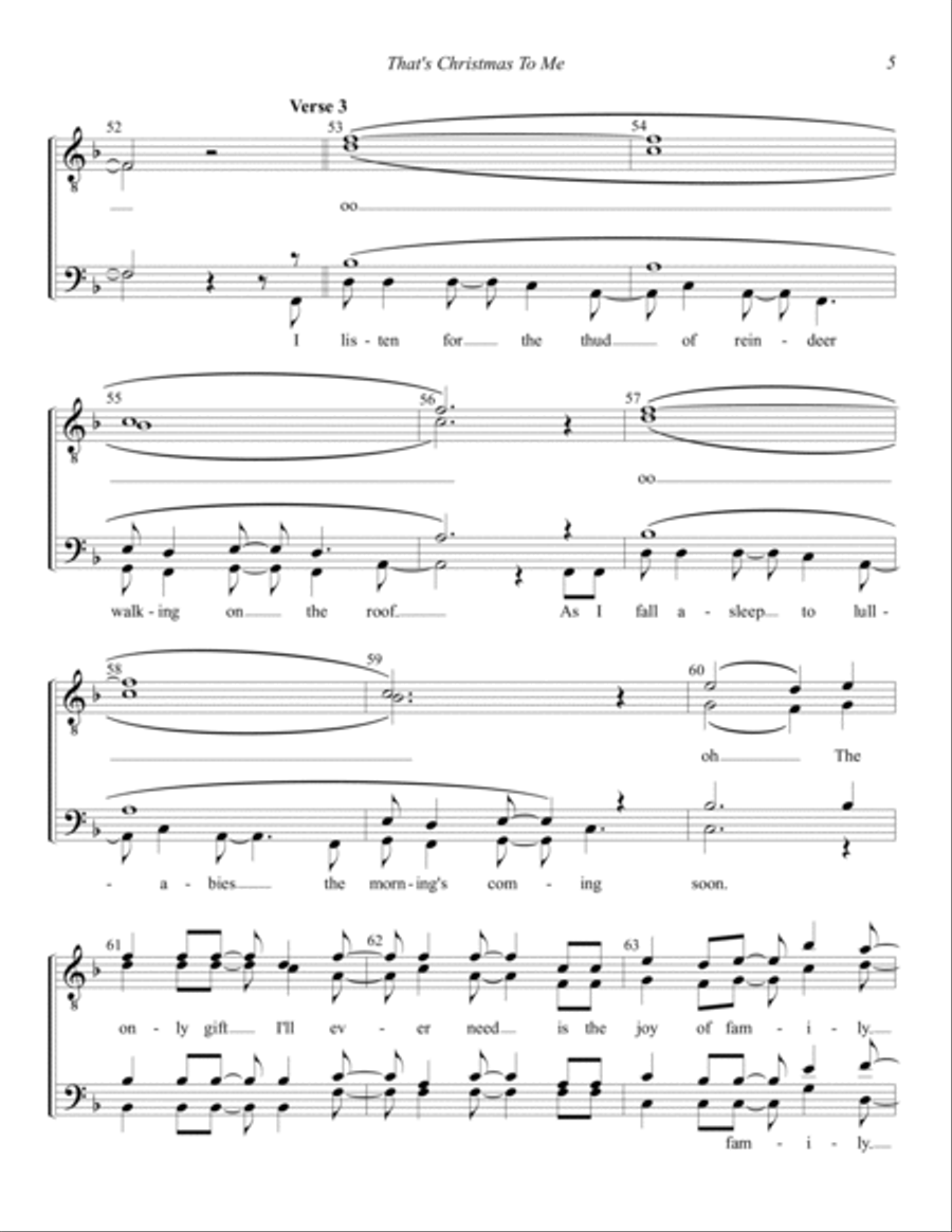 That's Christmas To Me TTBB scores gallery preview page 5