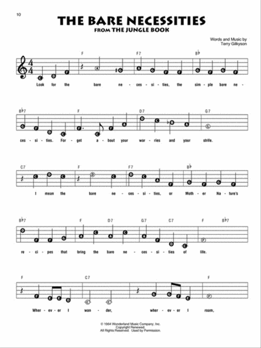 Disney Tunes – Recorder Fun! Recorder scores gallery preview page 2