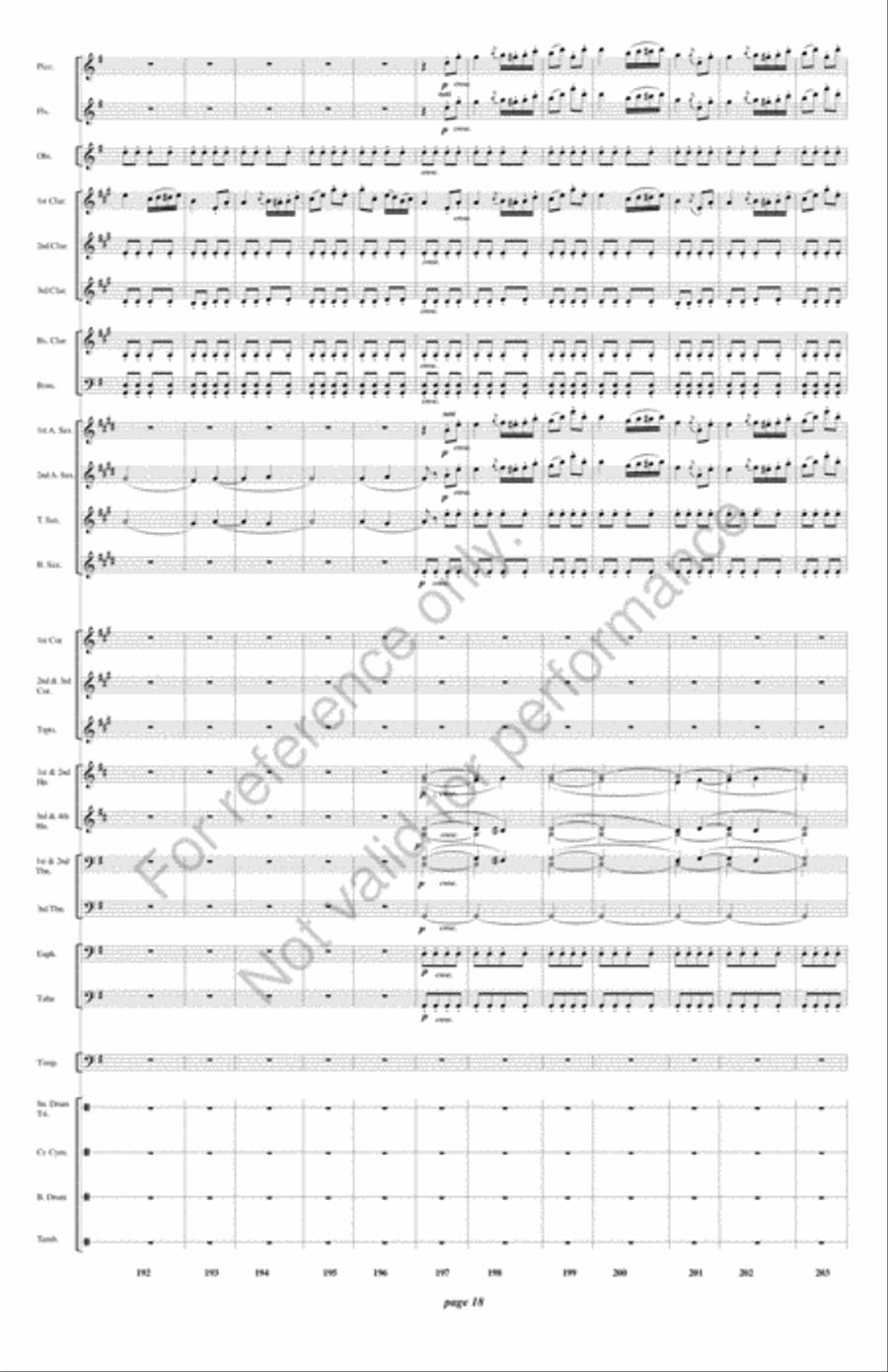 Fatinitza Concert Band scores gallery preview page 19