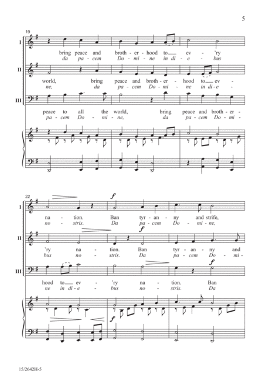 Bring Us Peace Bring Us Peace 3-Part scores gallery preview page 6