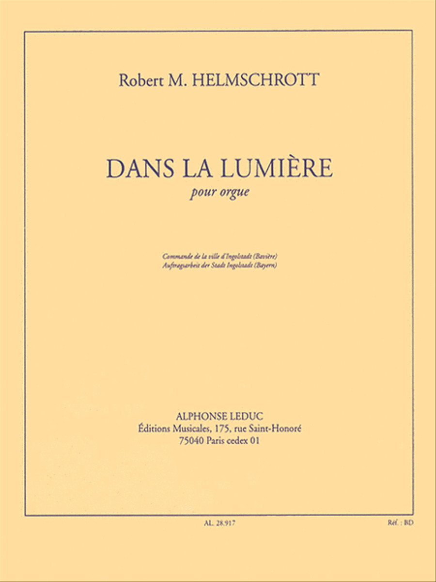 Dans La Lumiere (organ)