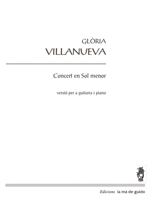 Book cover for Concert en sol menor