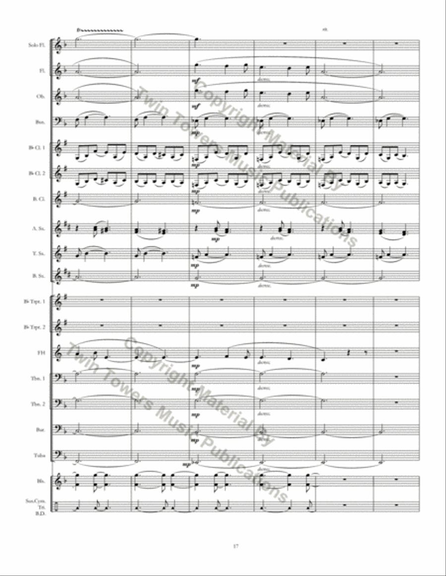 Pastorale Concert Band scores gallery preview page 18