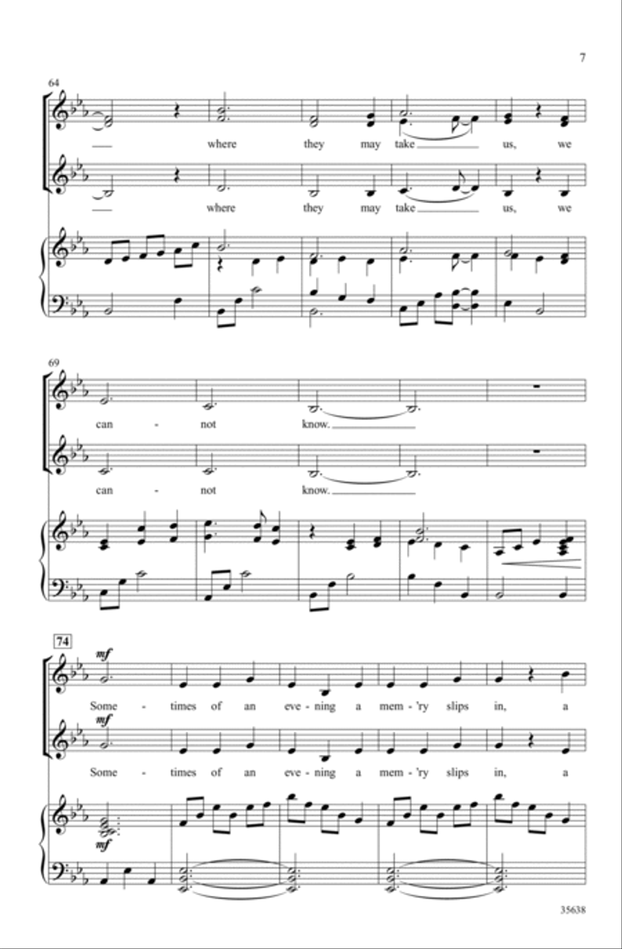Your Love Was a River SSA scores gallery preview page 5