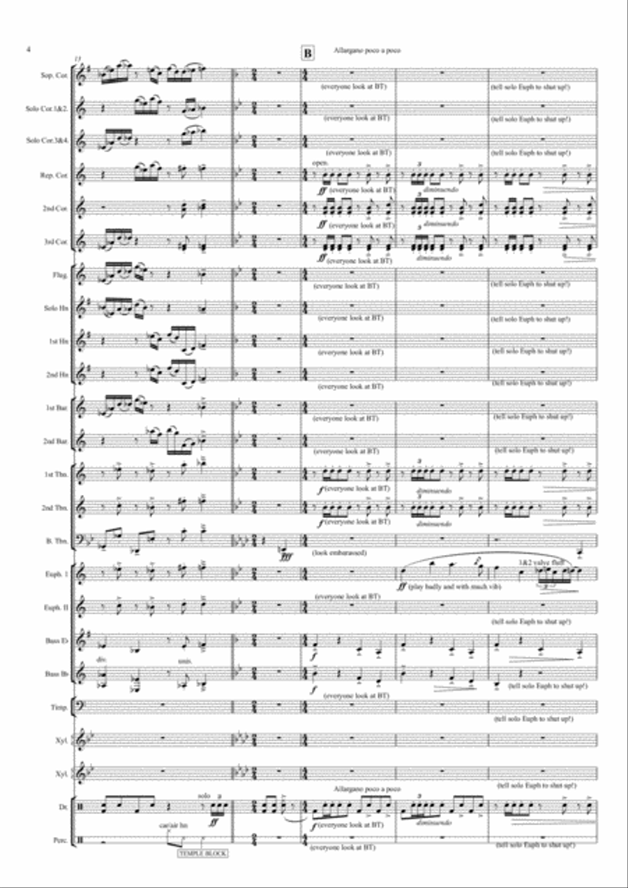 Serge's Circus Brass Ensemble scores gallery preview page 4