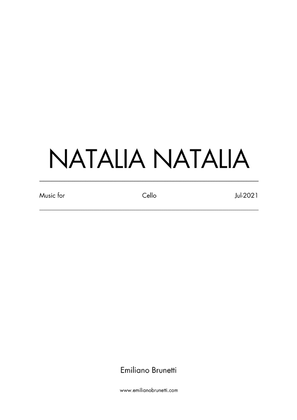 Natalia Natalia (for Cello)