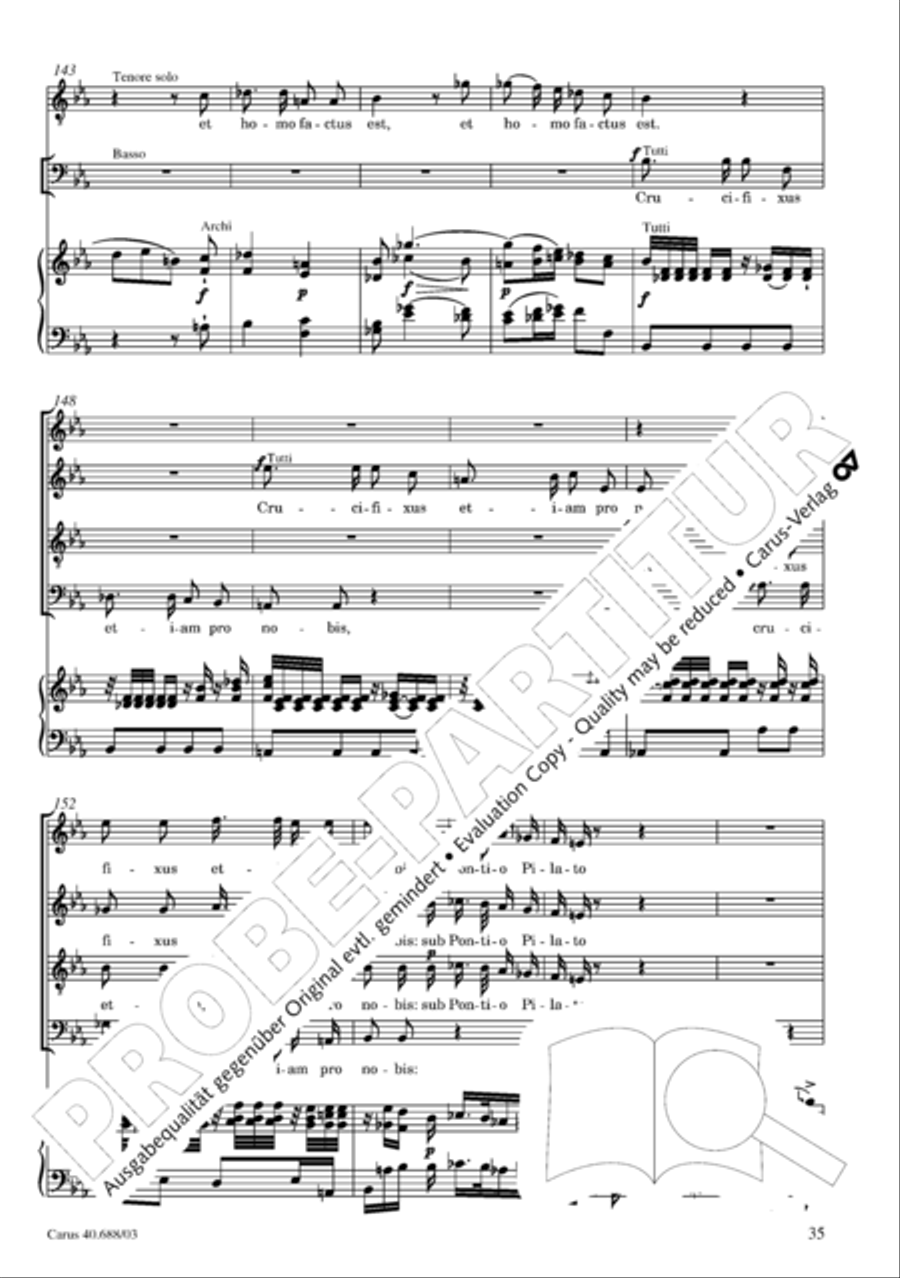 Mass in C Major Mass in C Major 4-Part scores gallery preview page 36