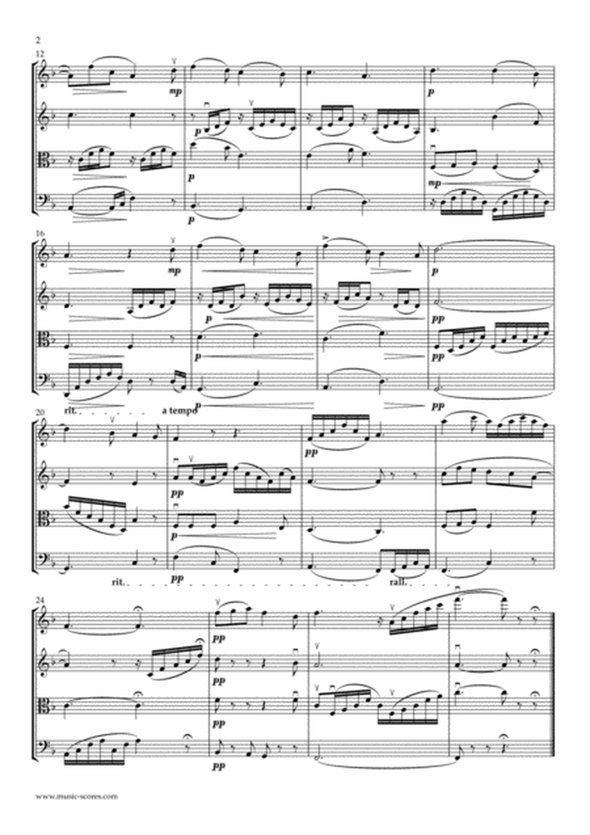 O Mio Babbino Caro - String Quartet image number null
