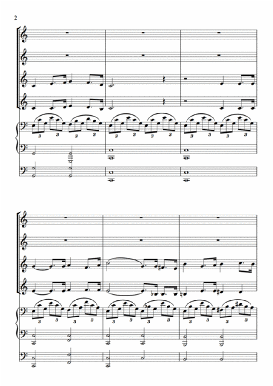 Cantique de Noël Cantique de Noël Set of Parts scores gallery preview page 4