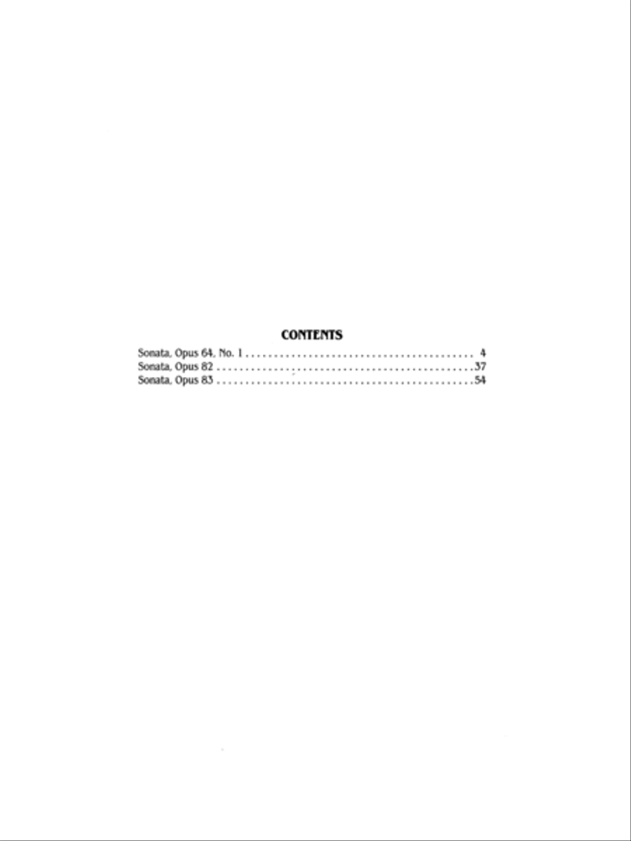 Three Sonatas Piano Solo scores gallery preview page 4