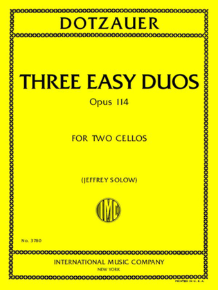 Three Easy Duos, Opus 114