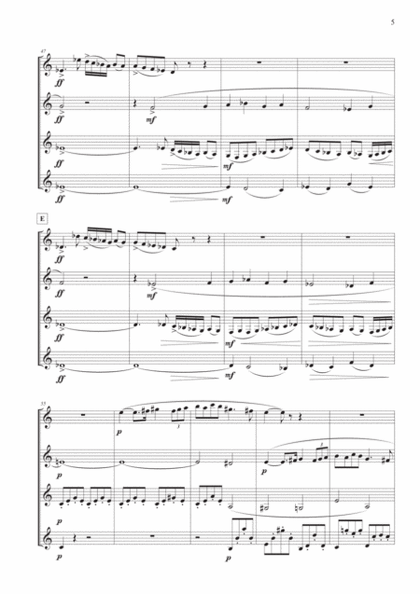Pavane for Clarinet Quartet image number null