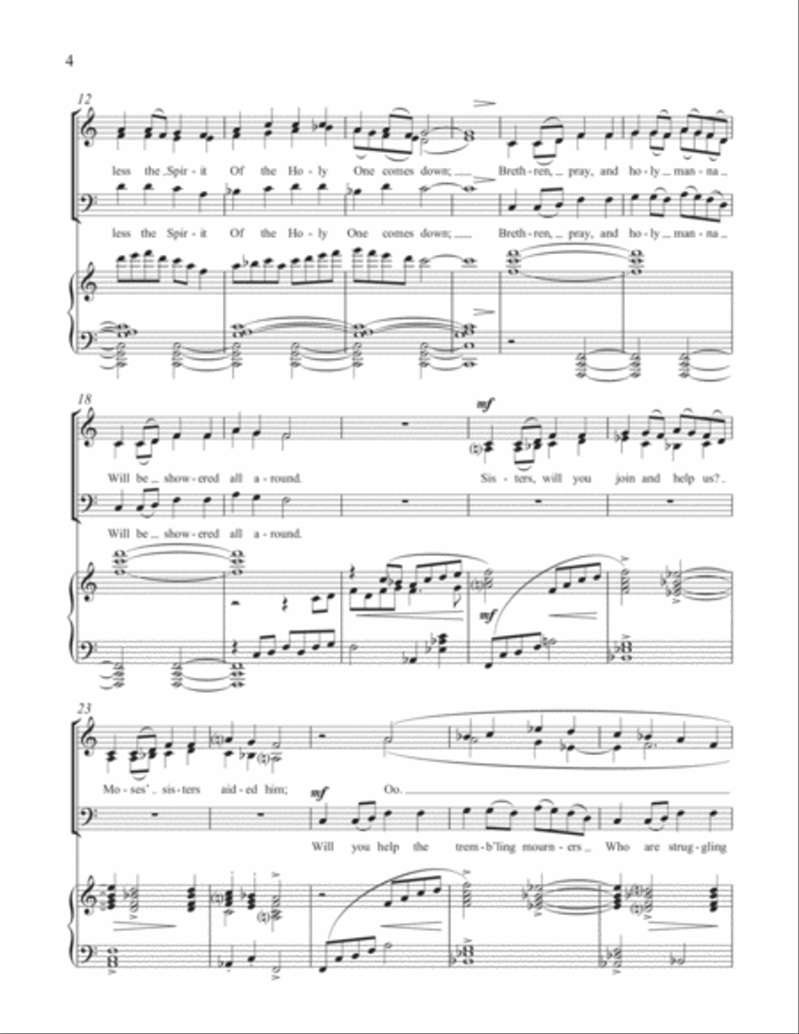 Holy Manna 3-Part scores gallery preview page 4