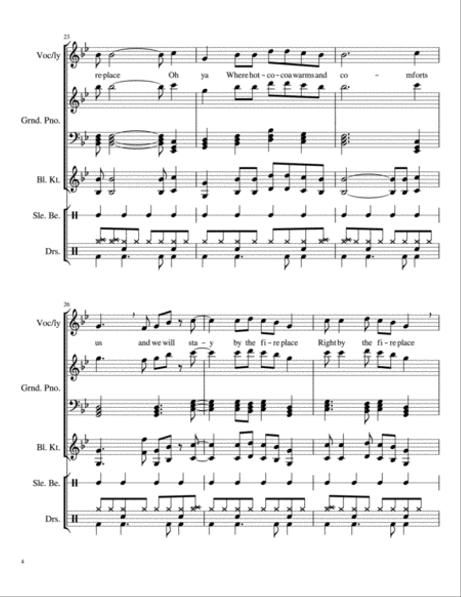 Sitting by the Fireplace Sitting by the Fireplace Small Ensemble scores gallery preview page 4