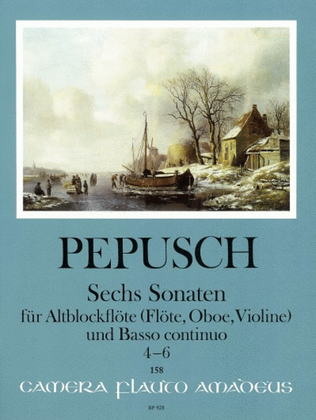 Book cover for 6 Sonatas Vol. 2: Sonaten 4-6