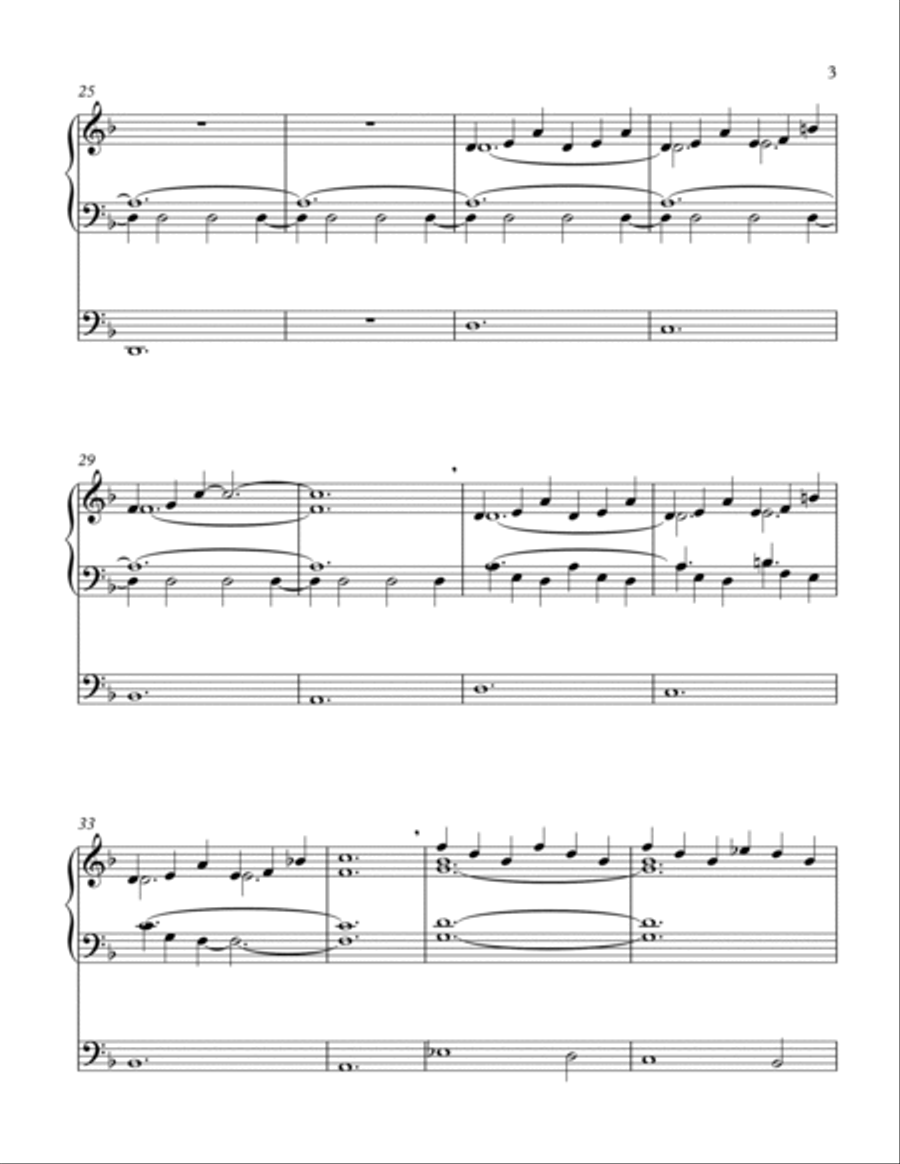 Meditation III For Organ Organ Solo scores gallery preview page 3