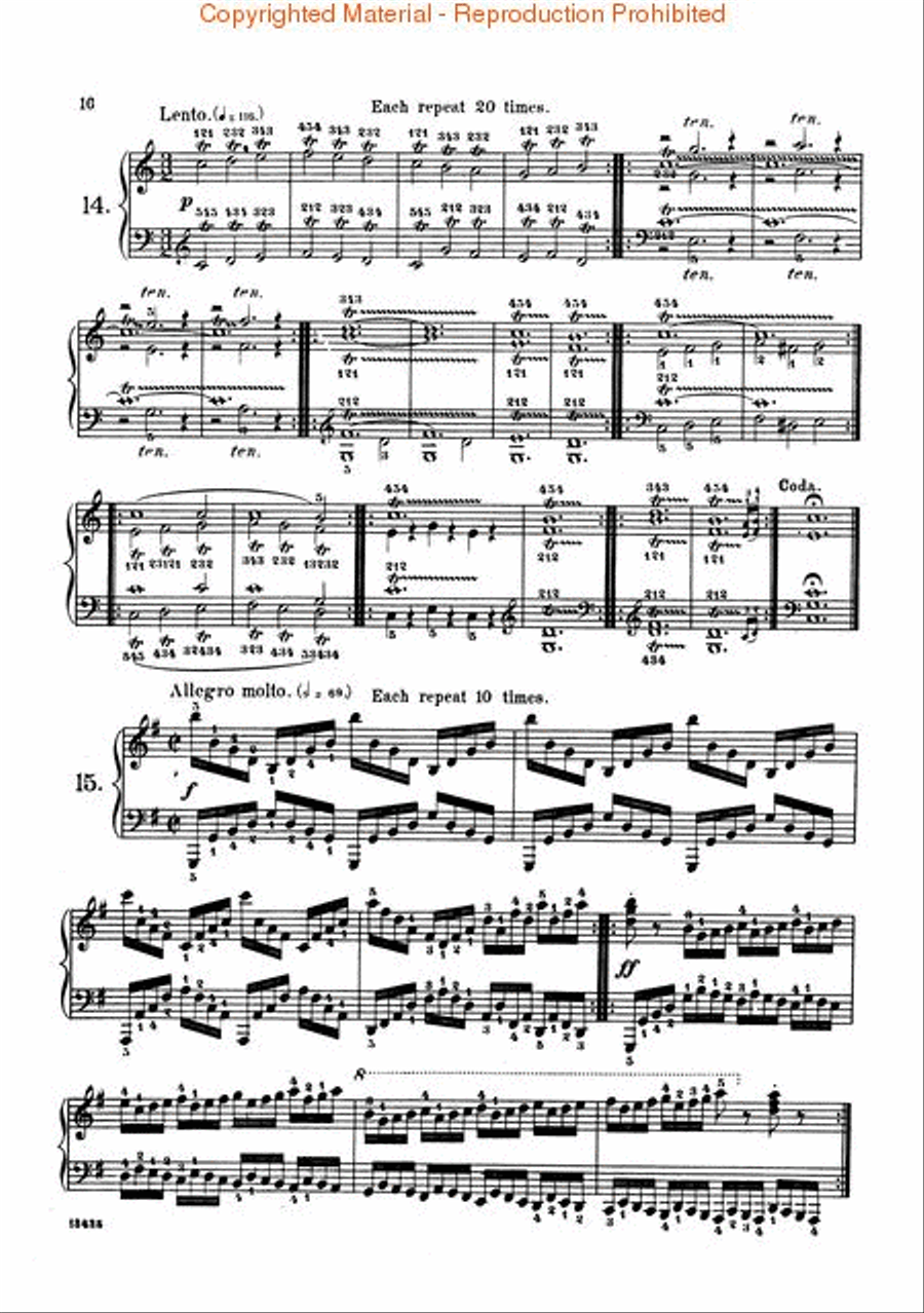 Czerny – 40 Daily Exercises, Op. 337 Piano Method scores gallery preview page 3