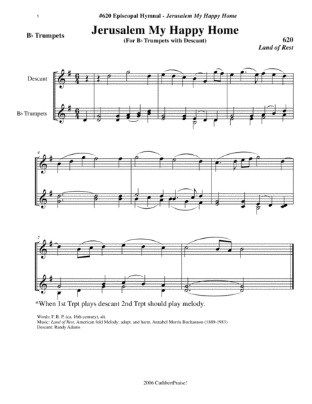 CuthbertPraise Trumpet Descants for Hymns, Vol. 4 image number null