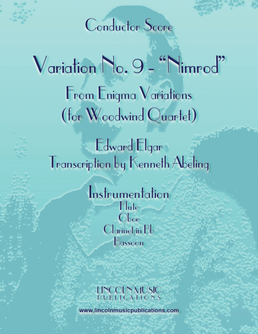 Elgar - Nimrod from Enigma Variations (for Woodwind Quartet) Woodwind Quartet scores gallery preview page 1