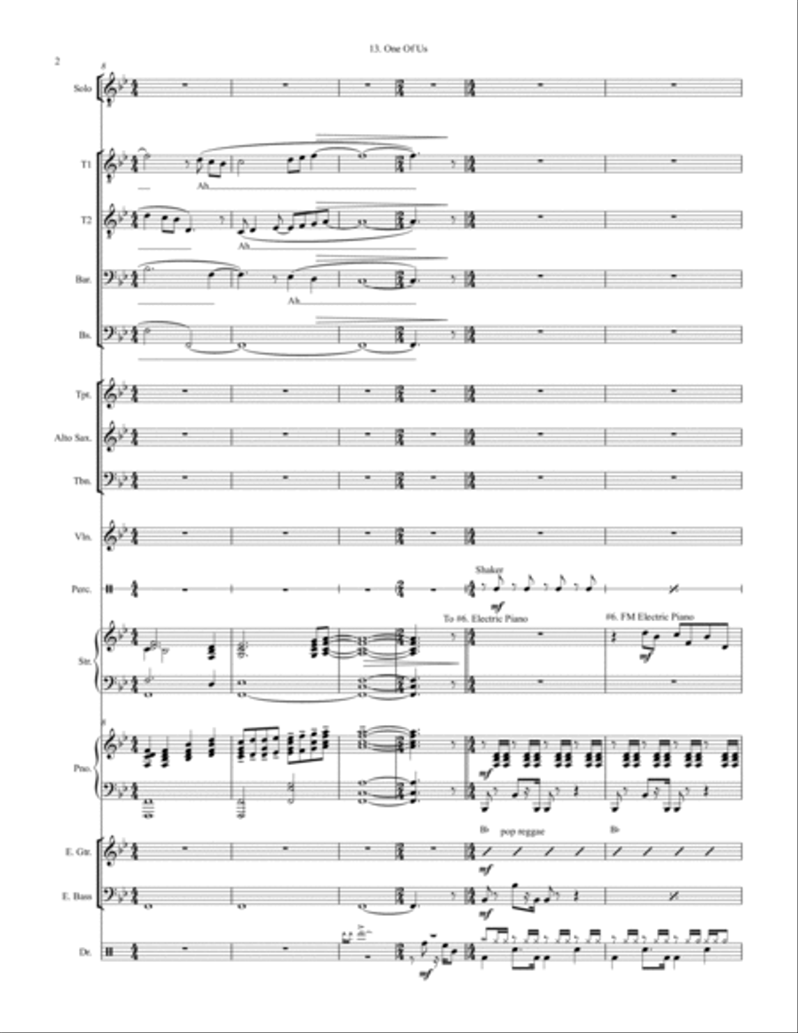 One Of Us Large Ensemble scores gallery preview page 2