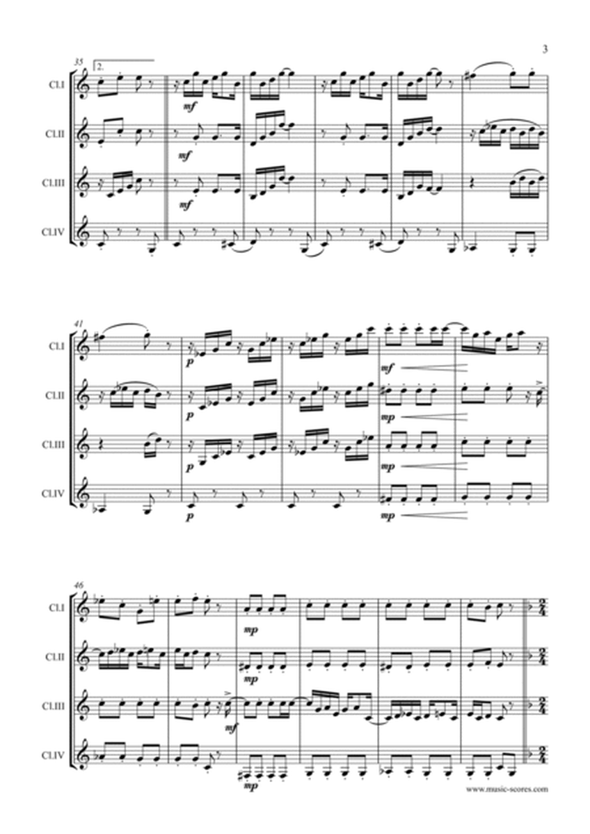 Maple Leaf Rag - Clarinet Quartet image number null