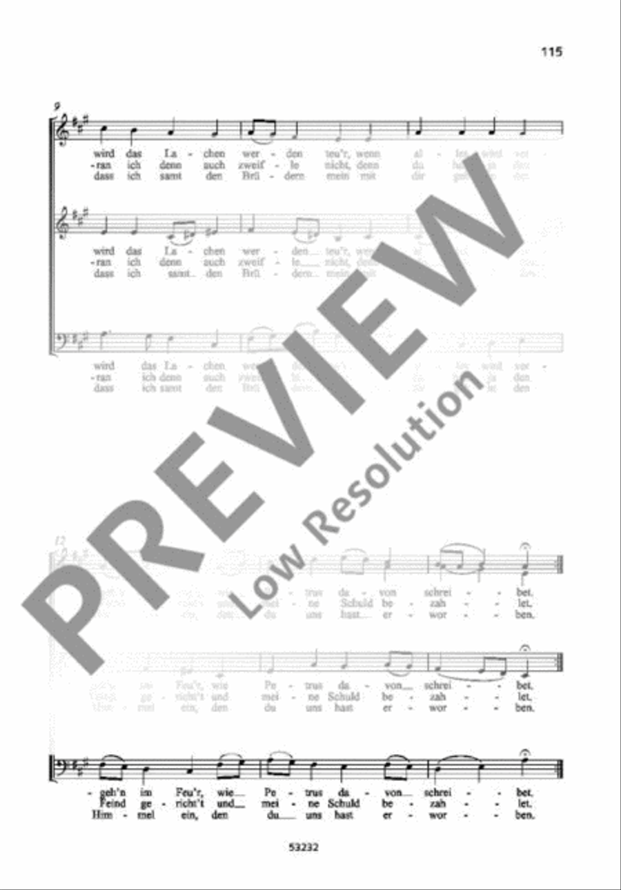 Es ist gewisslich an der Zeit A Cappella scores gallery preview page 3