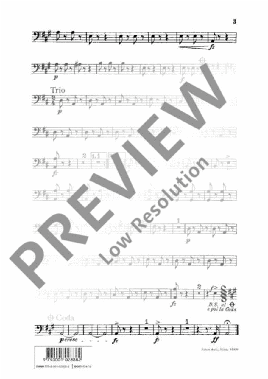 Tritsch-Tratsch Polka Orchestra scores gallery preview page 17