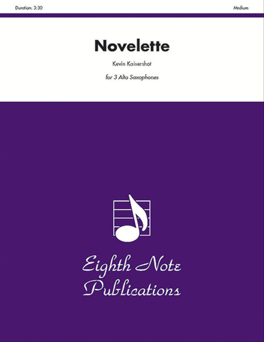 Novelette Alto Saxophone scores gallery preview page 1