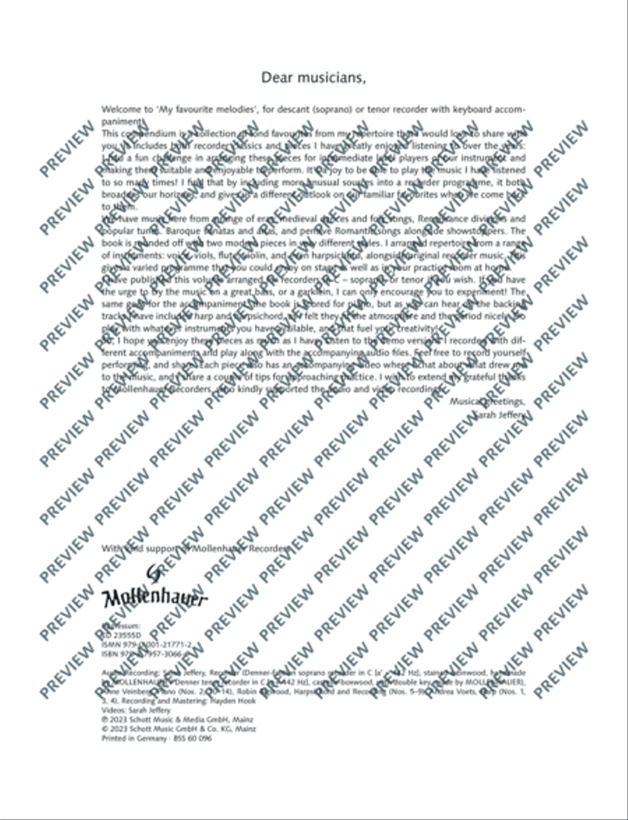 My Favourite Melodies Soprano Recorder scores gallery preview page 3