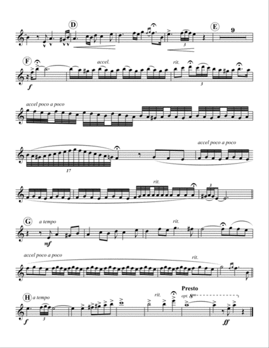 La Virgen de la Macarena Brass Quintet scores gallery preview page 6