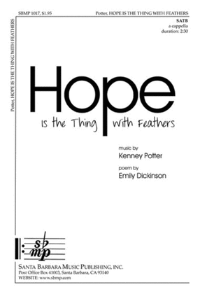 Hope Is the Thing with Feathers - SATB Octavo