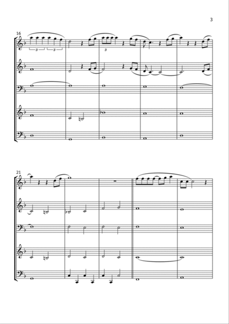 Part Of Your World (reprise) Horn scores gallery preview page 3