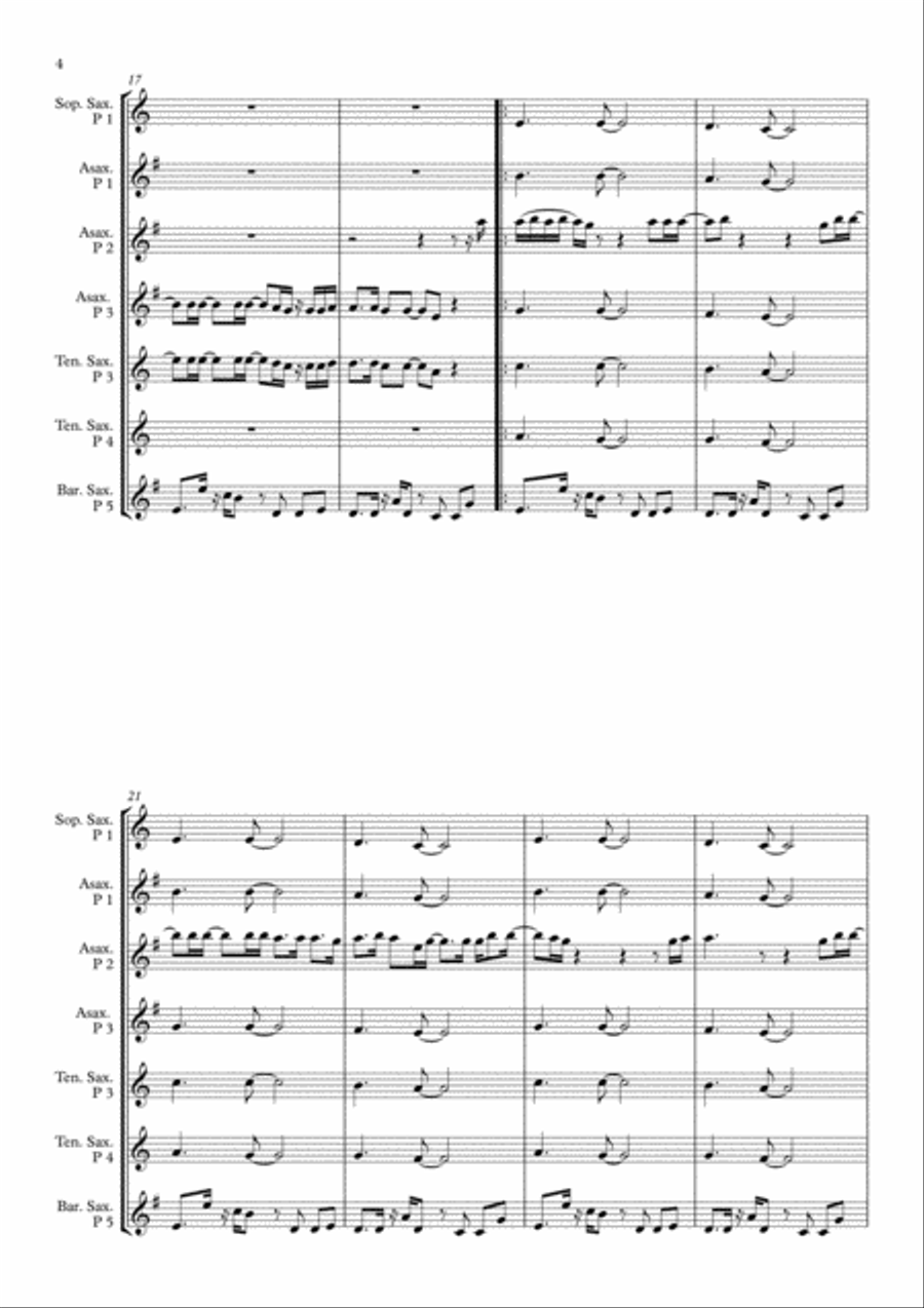 Hello Woodwind Quintet scores gallery preview page 4