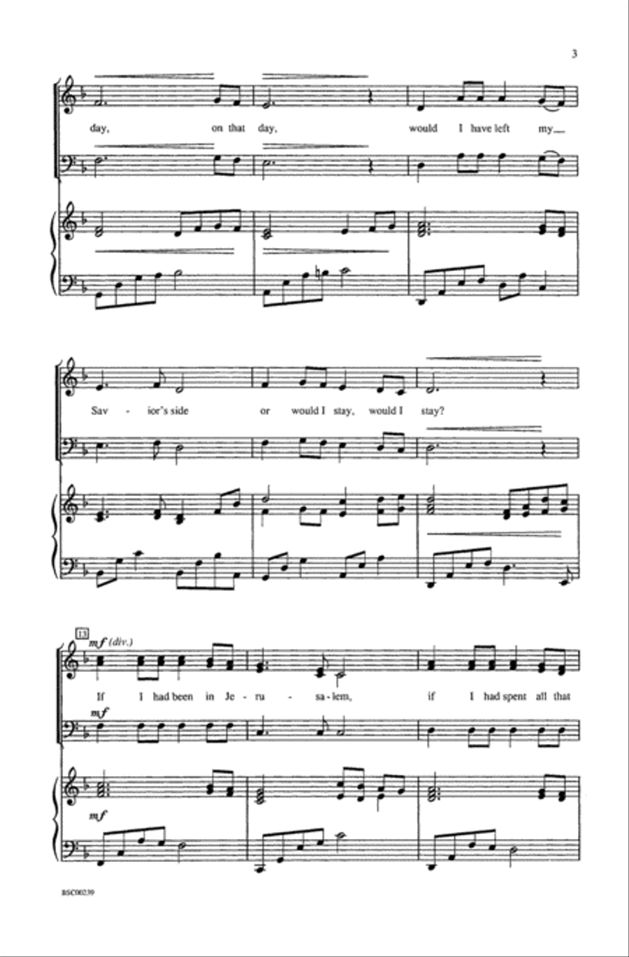 If I Had Been 3-Part scores gallery preview page 3