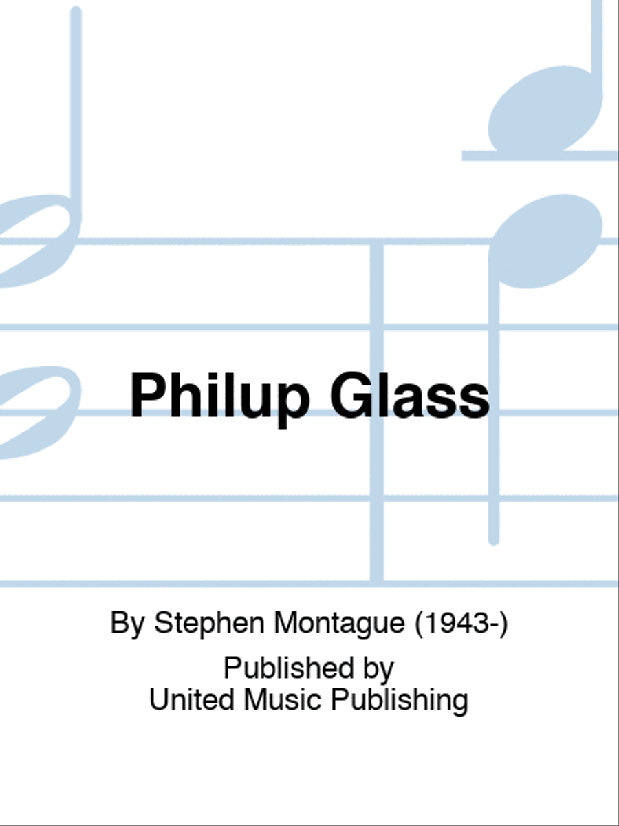Philup Glass Philup Glass Percussion scores gallery preview page 1