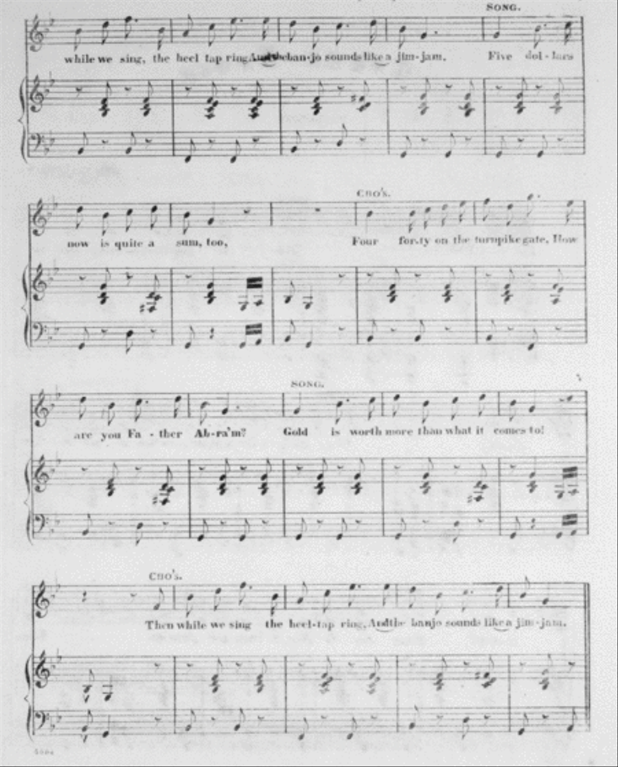 Greenbacks! New Song For The Times Voice scores gallery preview page 3