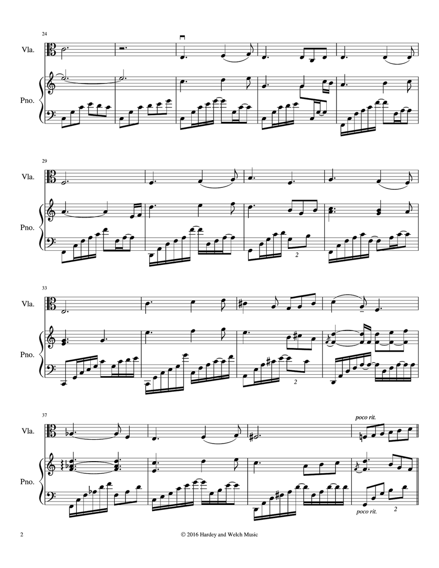 Love One Another/Child of God Piano Quartet scores gallery preview page 2