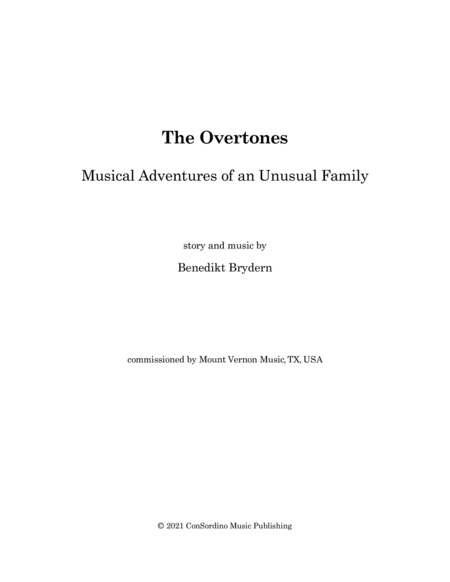 The Overtones - Musical Adventures of an Unusual Family image number null
