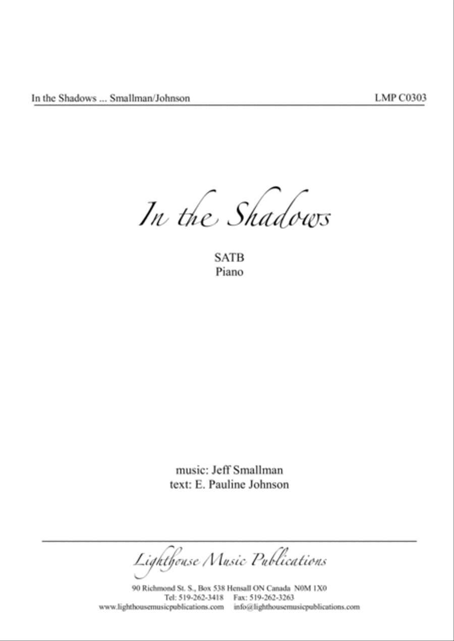 In the Shadows 4-Part scores gallery preview page 2