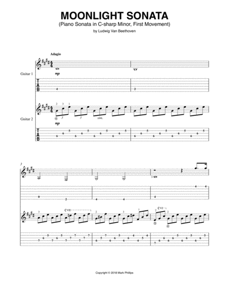 Moonlight Sonata (Piano Sonata in C-sharp MInor, First Movement) image number null