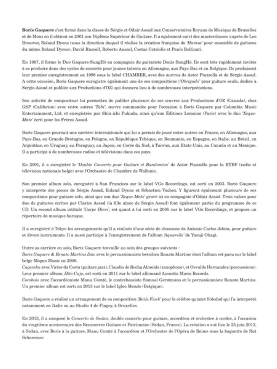 Samba de Parabéns Guitar Ensemble scores gallery preview page 2