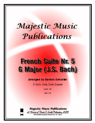French Suite Nr. 5 G-major(JS Bach)