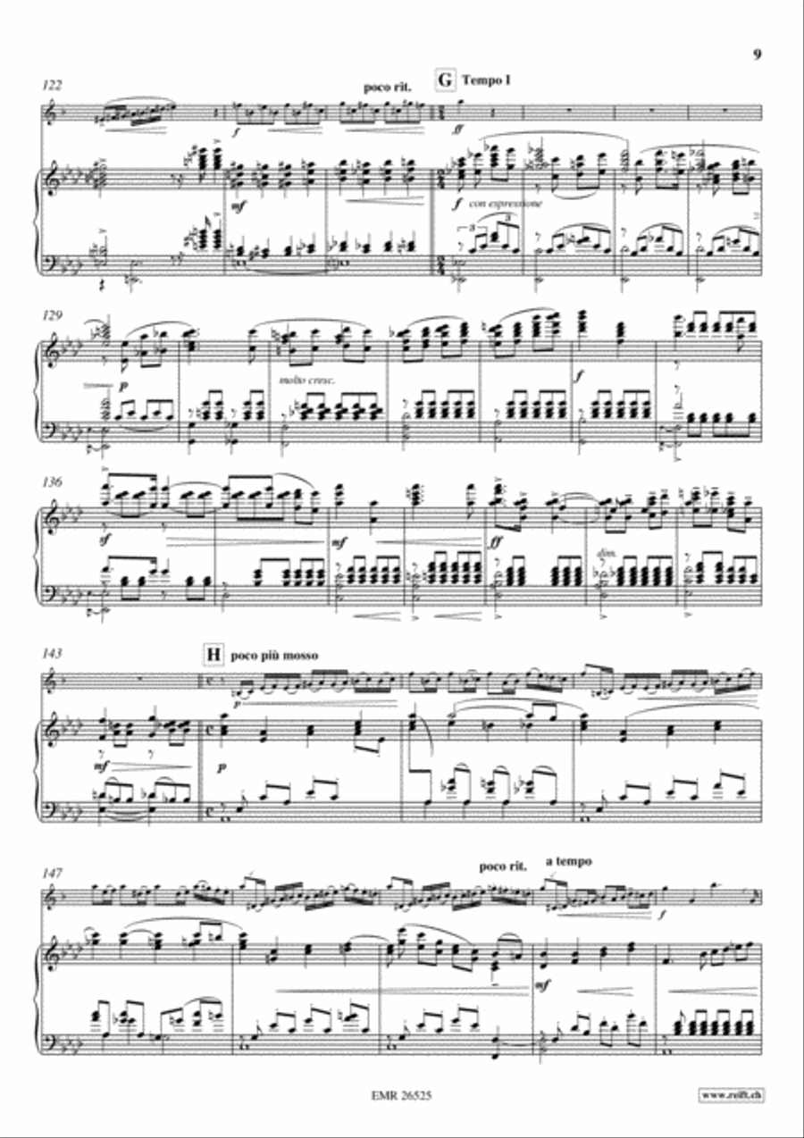 Konzert No. 1 c-moll Horn scores gallery preview page 9