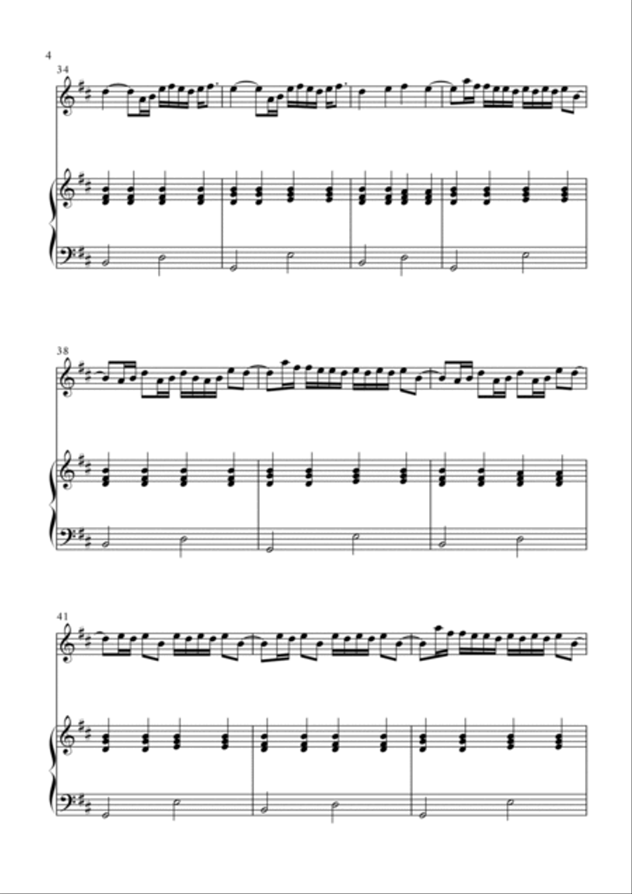 Daylight Daylight Violin Solo scores gallery preview page 4