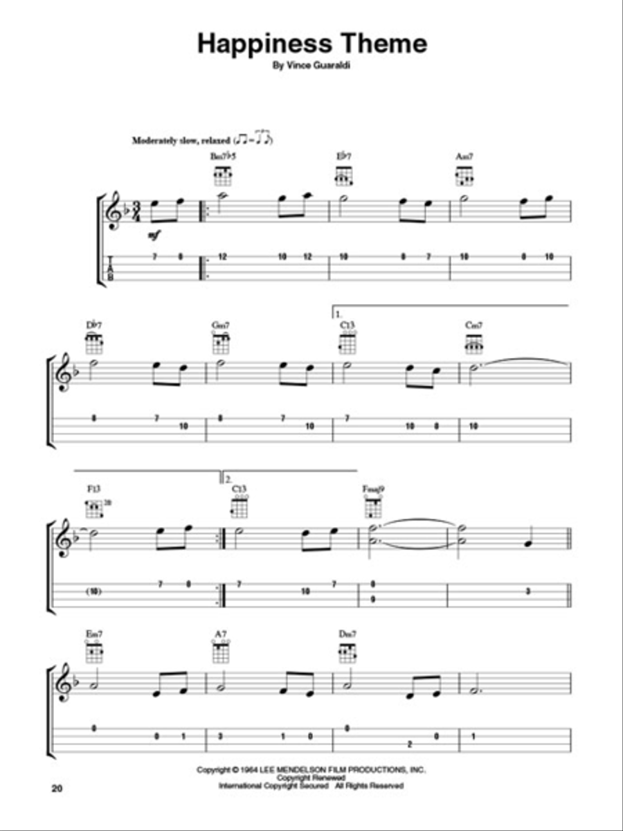 The Charlie Brown Collection(TM) Electric Guitar scores gallery preview page 5