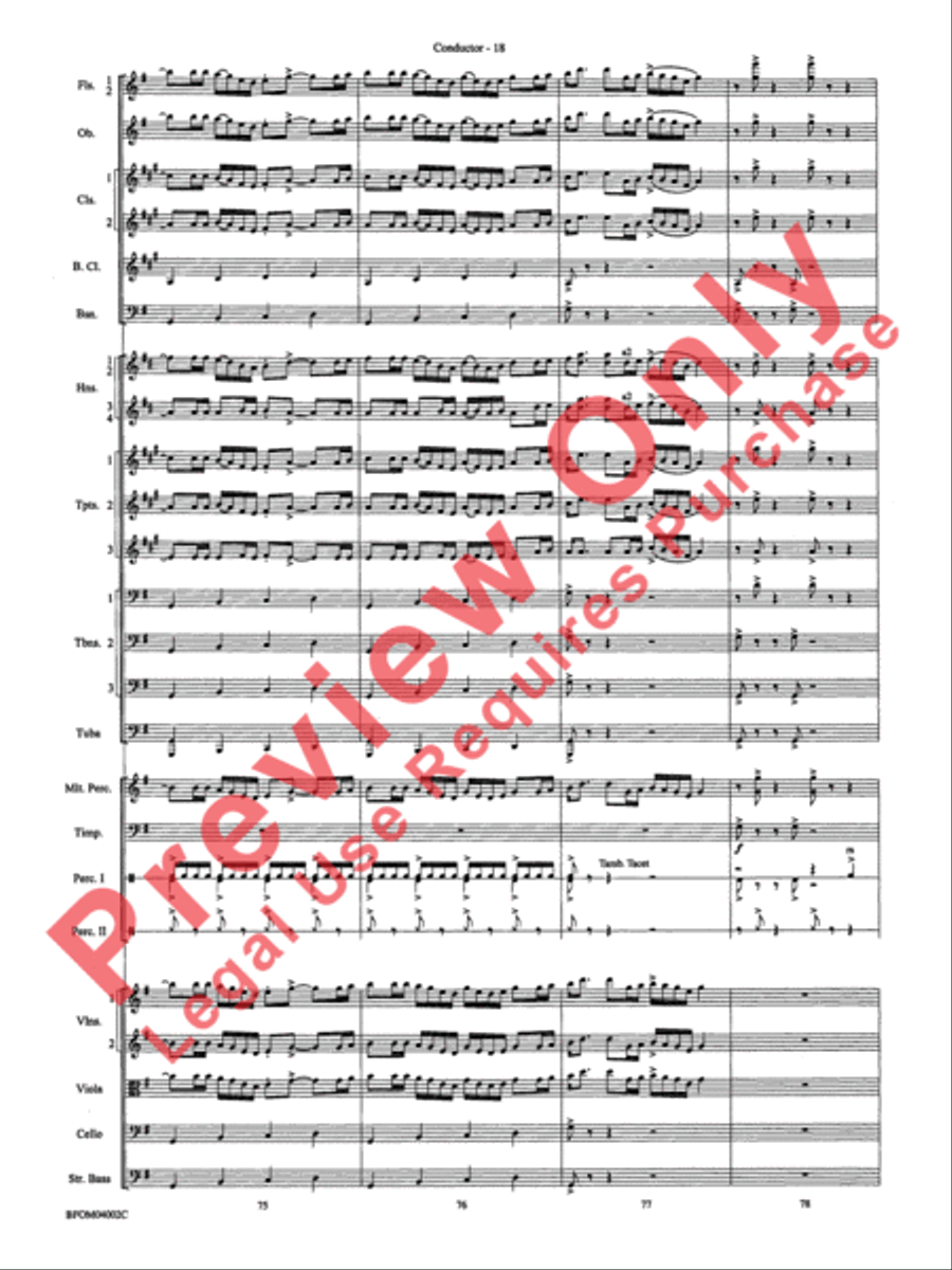 Prairiesong Full Orchestra scores gallery preview page 21